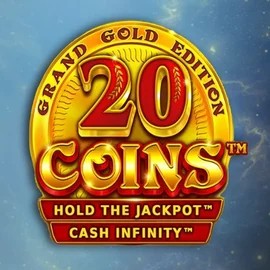 Slots logo of 20 Coins Grand Gold Edition from Wazdan at Vulkan Vegas Casino