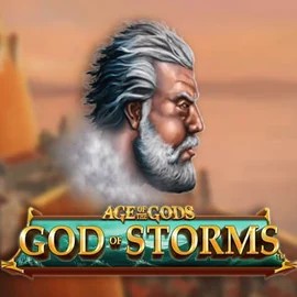 Age Of The Gods: God of Storms logo by Playtech Vulkan Vegas Casino