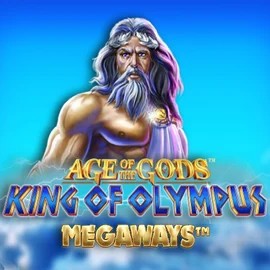 Age Of The Gods: King of Olympus Megaways logo by Origins Vulkan Vegas Casino
