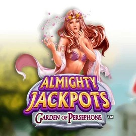 Almighty Jackpots: Garden of Persephone casino game by Novomatic – featured logo at Vulkan Vegas Casino