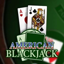 American Blackjack logo – Table Games by Habanero at Vulkan Vegas Casino