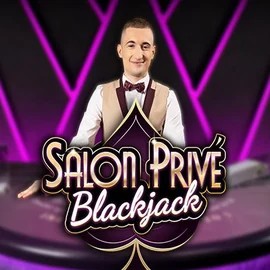Blackjack Salon Privé slot visual from Ezugi available on vulkan-vegascasino.eu