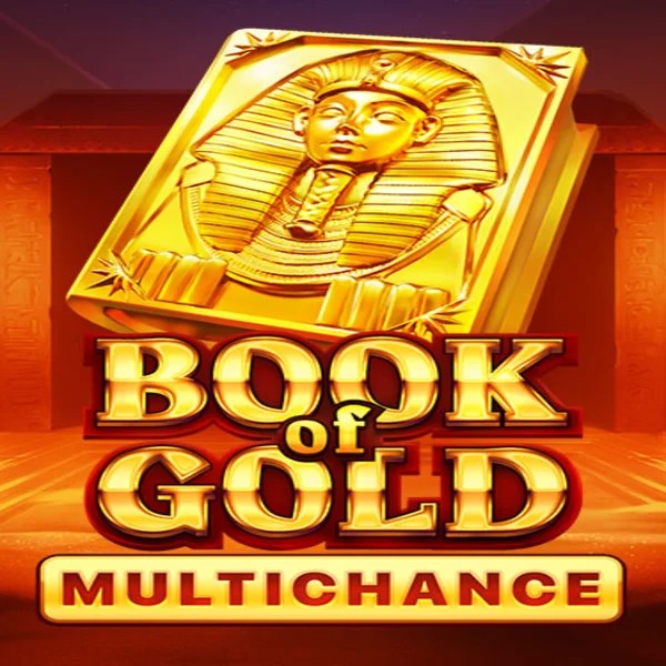 Book of Gold Multichance online game logo by Playson on vulkan-vegascasino.eu