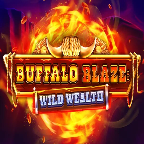 Buffalo Blaze Wild Wealth logo by OctoPlay Vulkan Vegas Casino