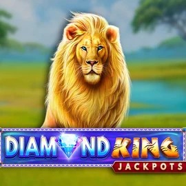 Jackpots logo of Diamond King Jackpots from SpinPlay Games at Vulkan Vegas Casino