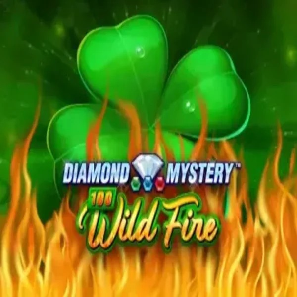 Diamond Mystery 100 Wild Fire casino game by Greentube – featured logo at Vulkan Vegas Casino