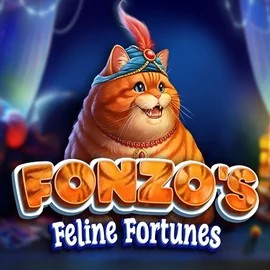 Slots logo of Fonzos Feline Fortunes from Pragmatic Play at Vulkan Vegas Casino
