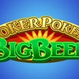 Joker Poker Big Beer slot logo by iSoftBet at Vulkan Vegas Casino