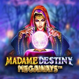 Madame Destiny Megaways casino game by Pragmatic Play – featured logo at Vulkan Vegas Casino