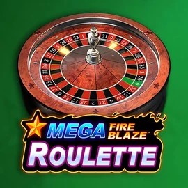 Mega Fire Blaze Roulette online game logo by Playtech on vulkan-vegascasino.eu