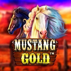 Mustang Gold online game logo by Pragmatic Play on vulkan-vegascasino.eu