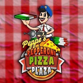 Peppe’s Pepperoni Pizza Plaza logo by Pragmatic Play Vulkan Vegas Casino