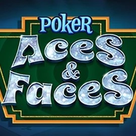 Poker Aces &amp; Faces (Nucleus Pyramid Poker) logo – Poker by Nucleus Gaming at Vulkan Vegas Casino