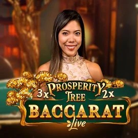 Prosperity Tree Baccarat logo – Live Casino by Evolution at Vulkan Vegas Casino