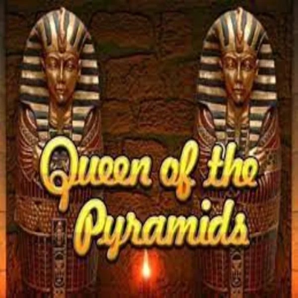 Slots logo of Queen of the Pyramids from Playtech at Vulkan Vegas Casino