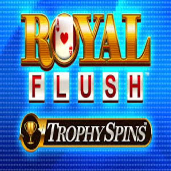 Royal Flush Trophy Spins online game logo by Greentube on vulkan-vegascasino.eu