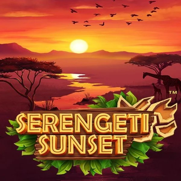 Serengeti Sunset by Skywind Group, showcased at vulkan-vegascasino.eu – game logo