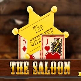 Poker logo of The Saloon from WorldMatch at Vulkan Vegas Casino