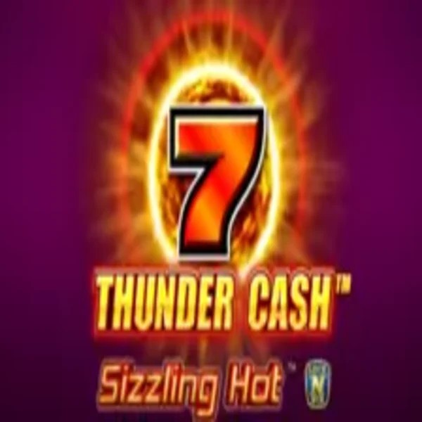 Thunder Cash Sizzling Hot game by Novomatic – logo hosted on Vulkan Vegas Casino