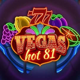 Vegas Hot 81 slot logo by Wazdan at Vulkan Vegas Casino